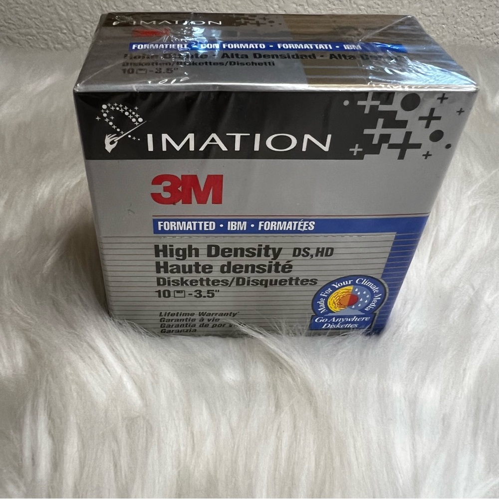 IMATION 3M High Density Diskettes